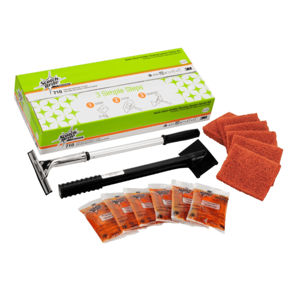 3M Scotch Brite Professional Quick Clean Kit Inicial para Limpieza de Planchas 710