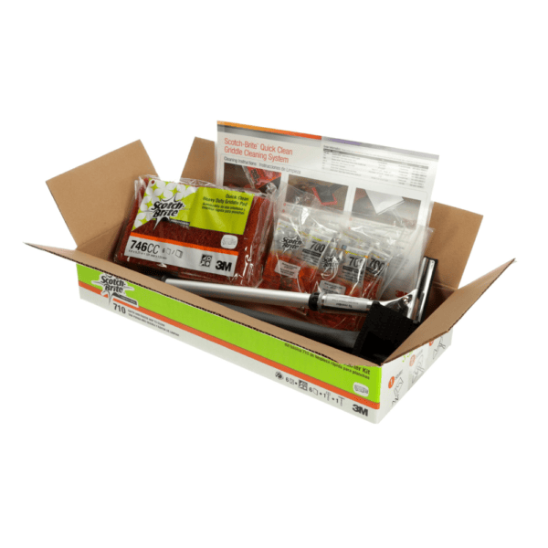 3M Scotch Brite Professional Quick Clean Kit Inicial para Limpieza de Planchas 710