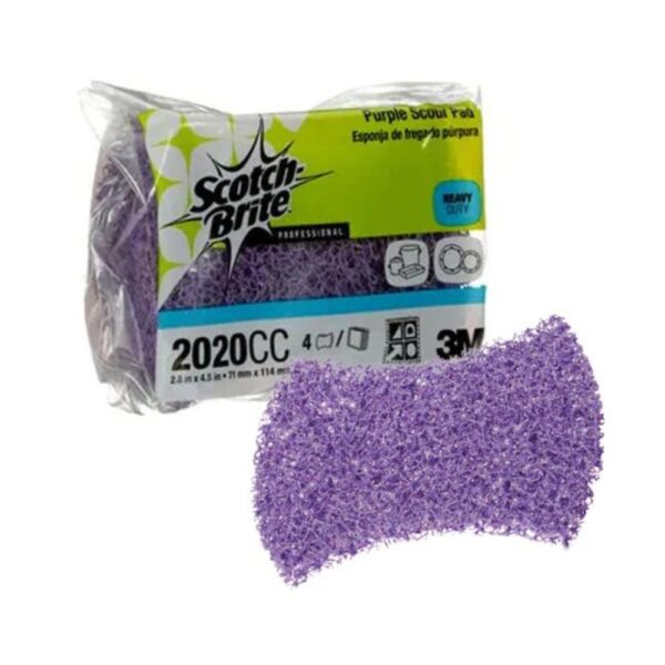 3M SCOTCH-BRITE Profesional Fibra 2020cc ERGONÓMICA MORADA