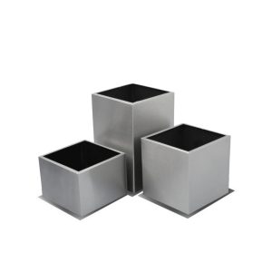 jardinera acero inoxidable