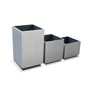 jardinera acero inoxidable