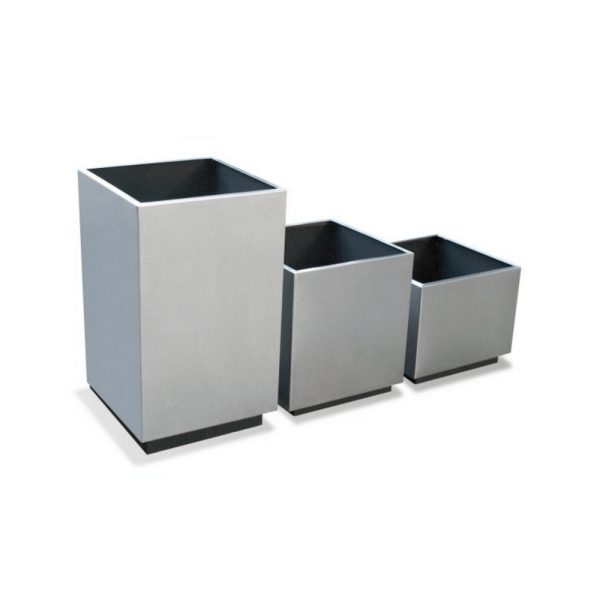 jardinera acero inoxidable