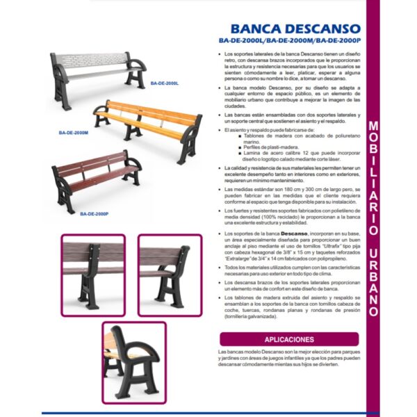 Banca DESCANSO