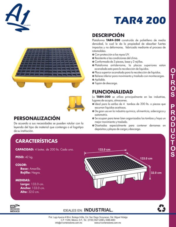 TARIMA TAR4-200