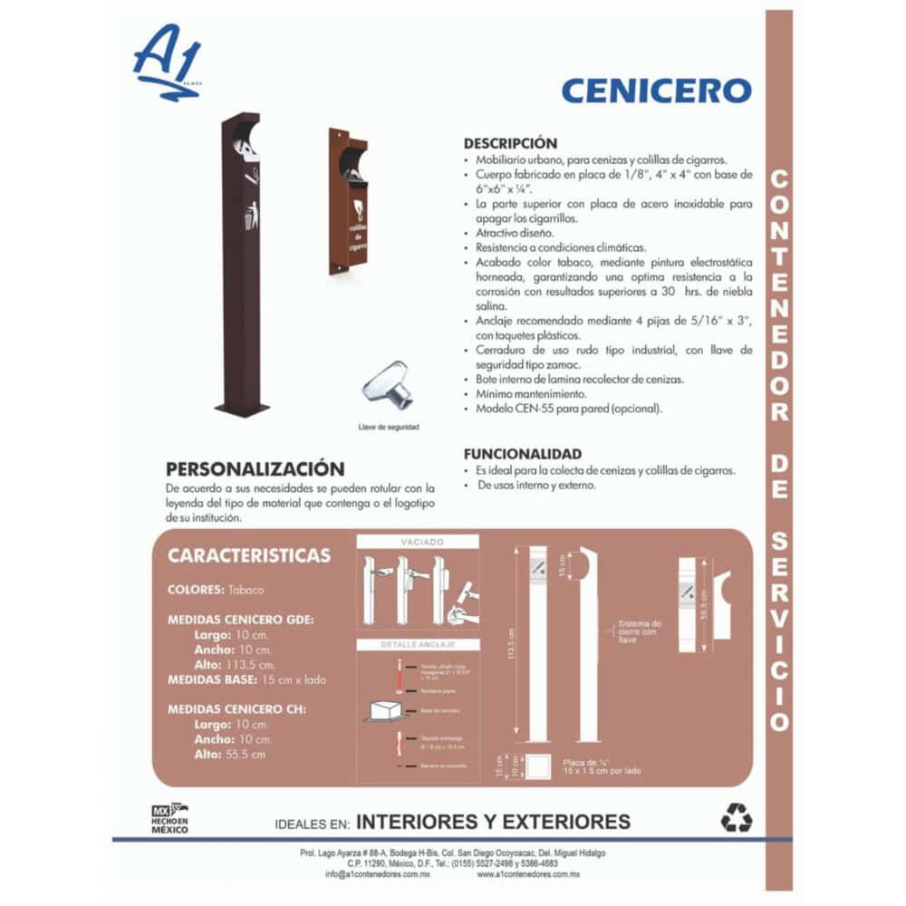 cenicero de exterior