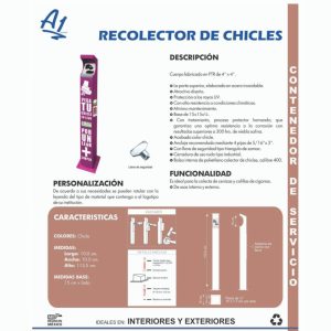contenedor de chicle