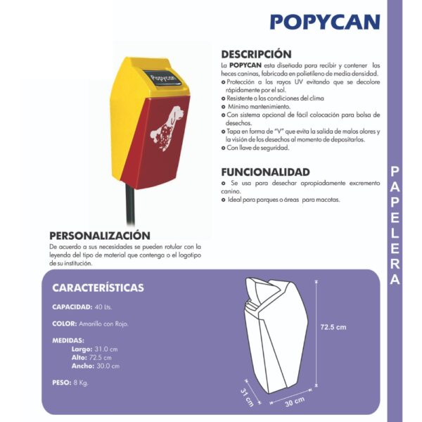 Papelera POPYCAN