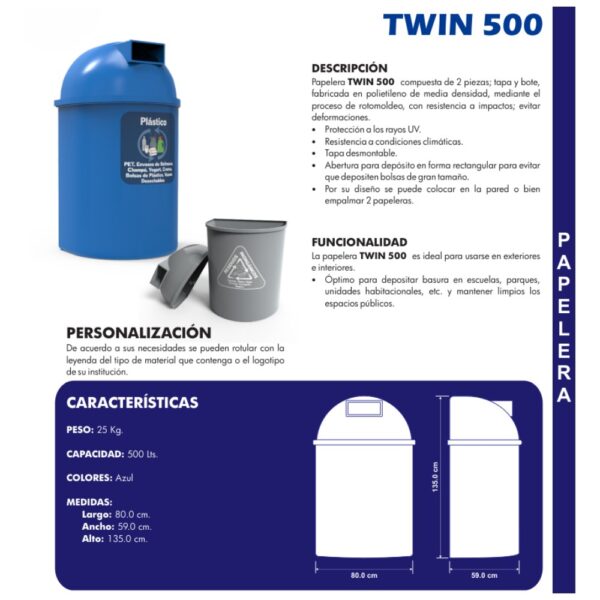 Contenedor TWIN-500