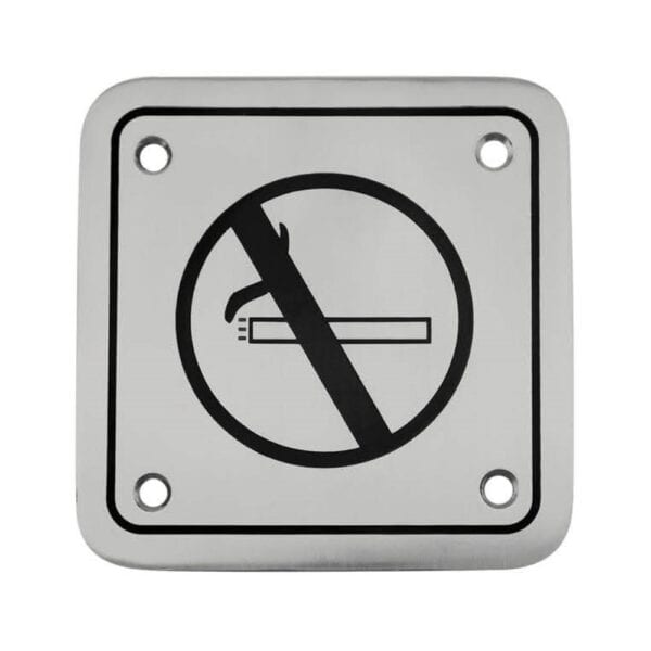 Placa de señalización AREA DE NO FUMAR (SKU DUST-P10CNF)