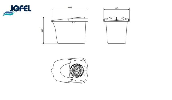 Cubeta Con Exprimidor