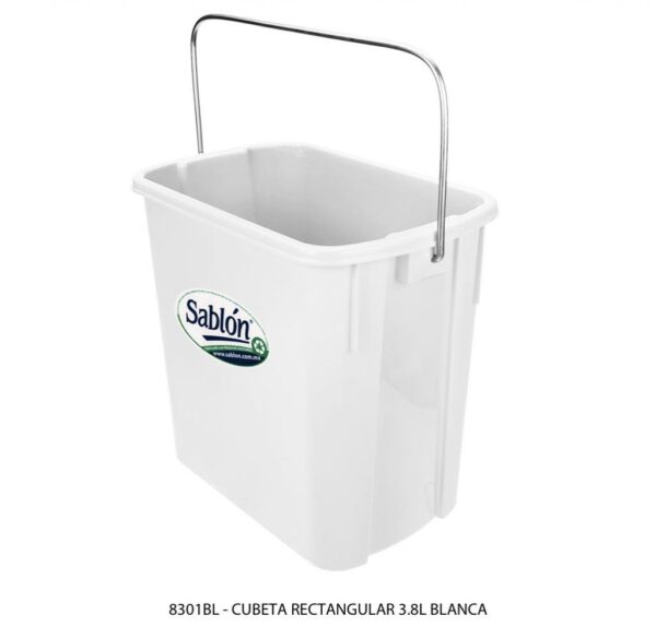 Cubeta Rectangular 4 Litros