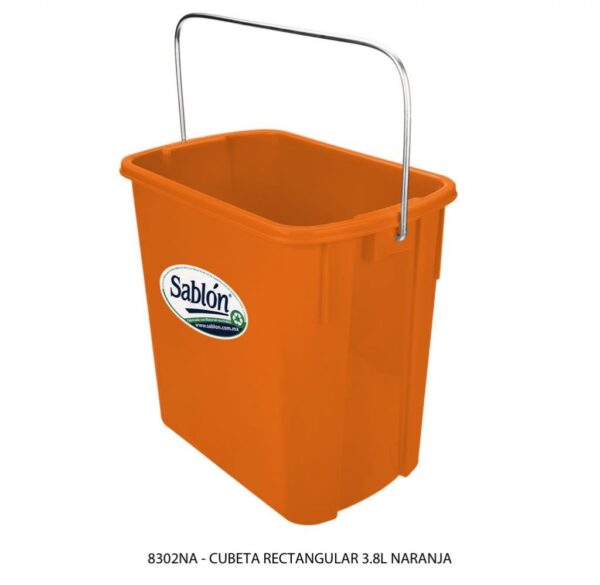 Cubeta Rectangular 4 Litros