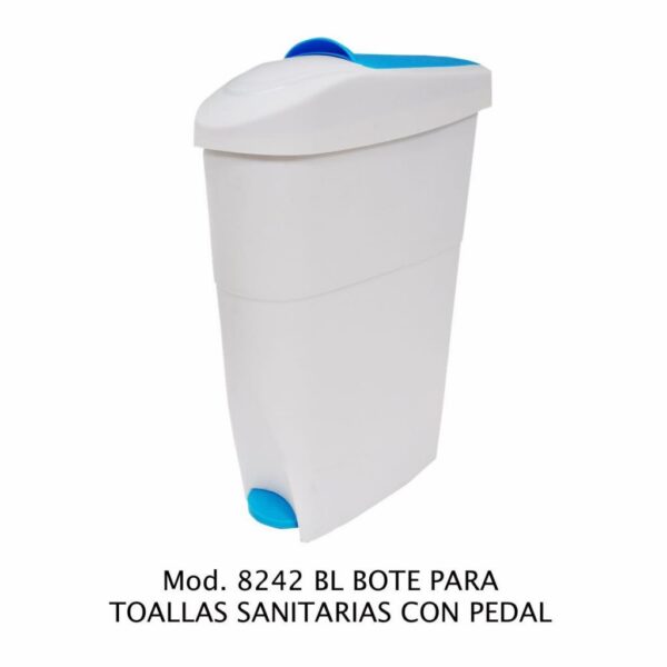 Cesto De Pedal Para Toallas Sanitarias SKU 8242BL