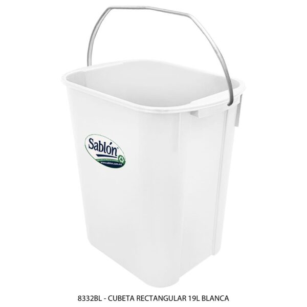 Cubeta Rectangular 4 Litros