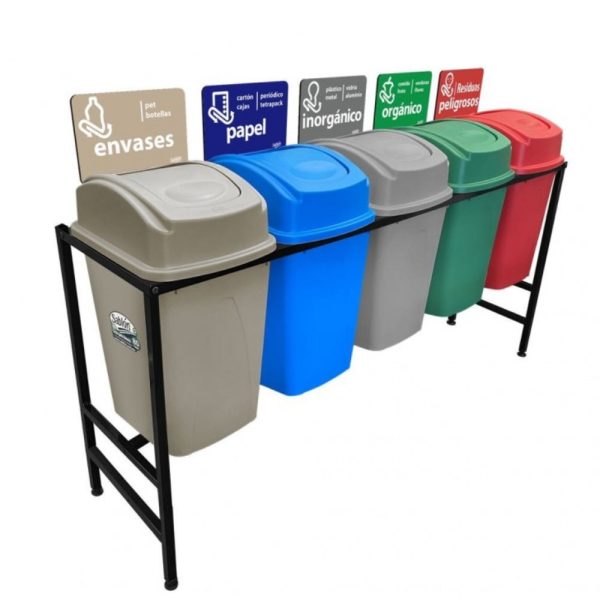 CENTRO DE SEPARACIÓN DE BASURA 65 L