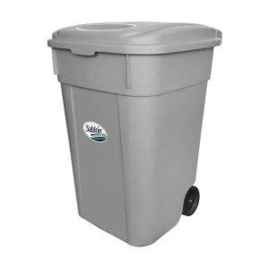 cesto de basura con ruedas