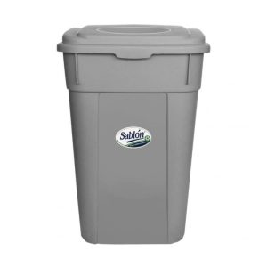 cesto de basura con ruedas