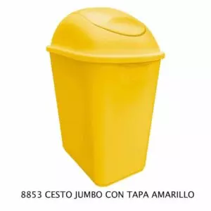 Bote con Tapa Tipo Balancín 24 L (SKU DUST7008N) – Kolormats