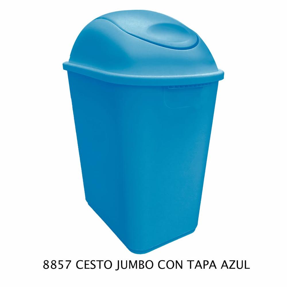 Bote de plástico jumbo con tapa