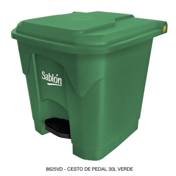 Bote de Basura Mediano Con Pedal 50 litros (SKU 8648AZ)