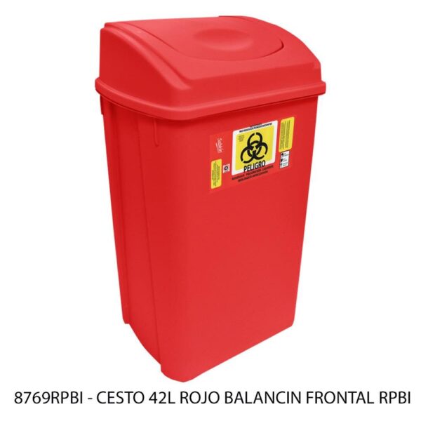 CESTO DE BAÑO RPBI (SKU 8067RPBI)