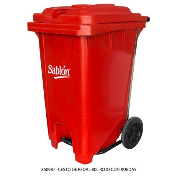 Cesto de Pedal 80 Litros (metálico) (SKU 8606VD)