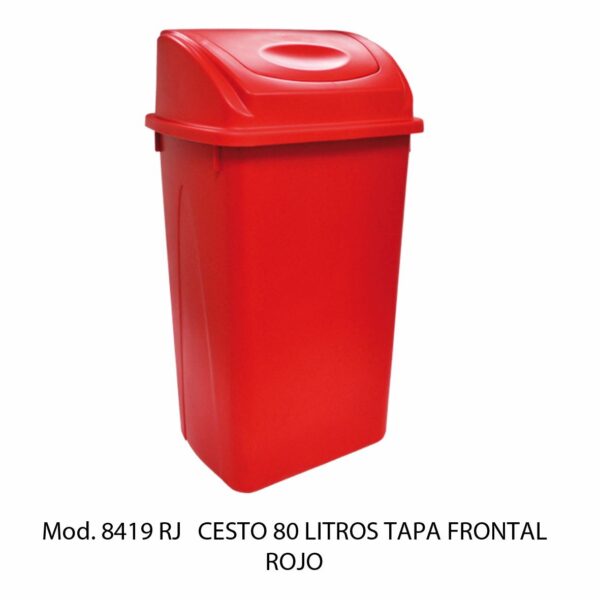 Cestos 80 L TAPA BALANCÍN FRONTAL (SKU 8416VD)