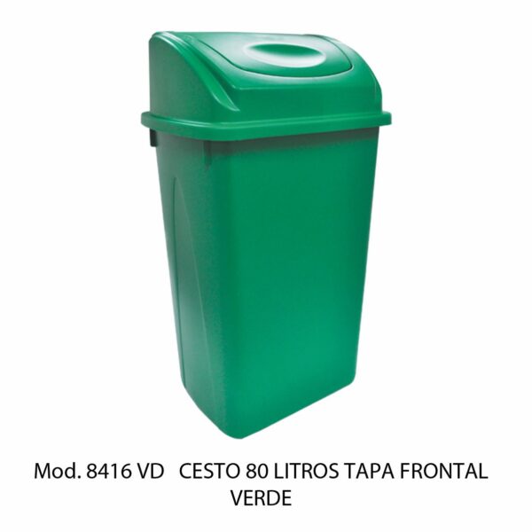 Cestos 80 L TAPA BALANCÍN FRONTAL (SKU 8416VD)