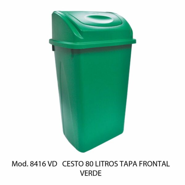 Cestos 80 L TAPA BALANCÍN FRONTAL (SKU 8416VD)