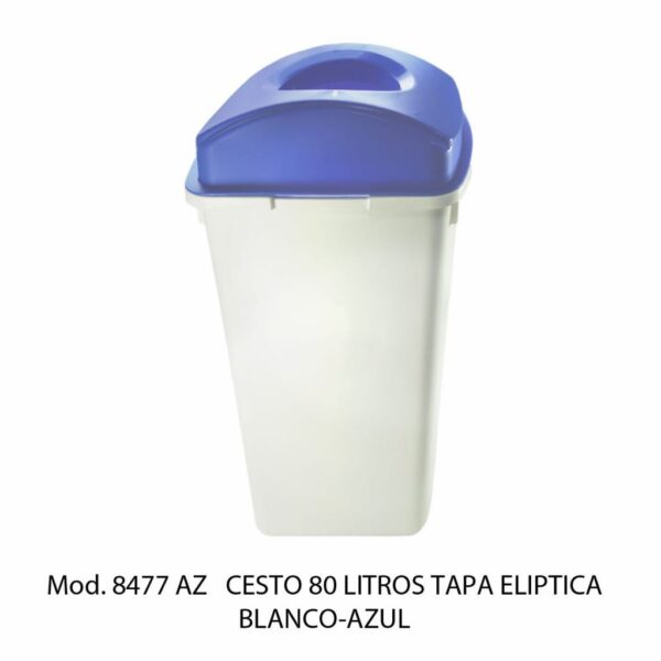 Cestos 80 L Tapa Elíptica (SKU 8376VD)