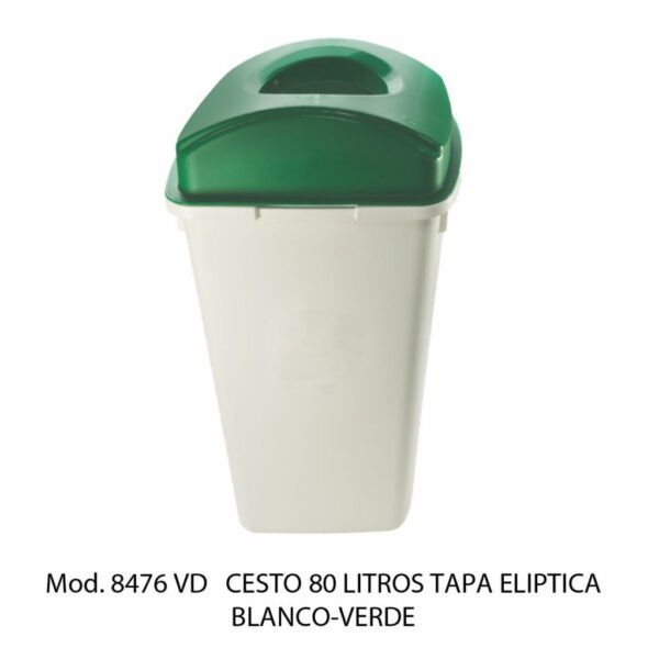 Cestos 80 L Tapa Elíptica (SKU 8376VD)