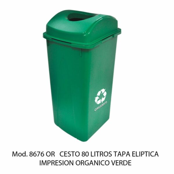 Cestos 80 L Tapa Elíptica (SKU 8376VD)