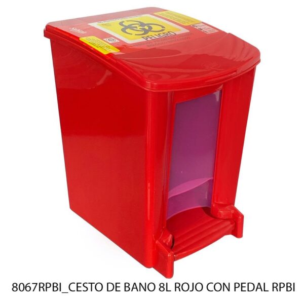 CESTO DE BAÑO RPBI (SKU 8067RPBI)