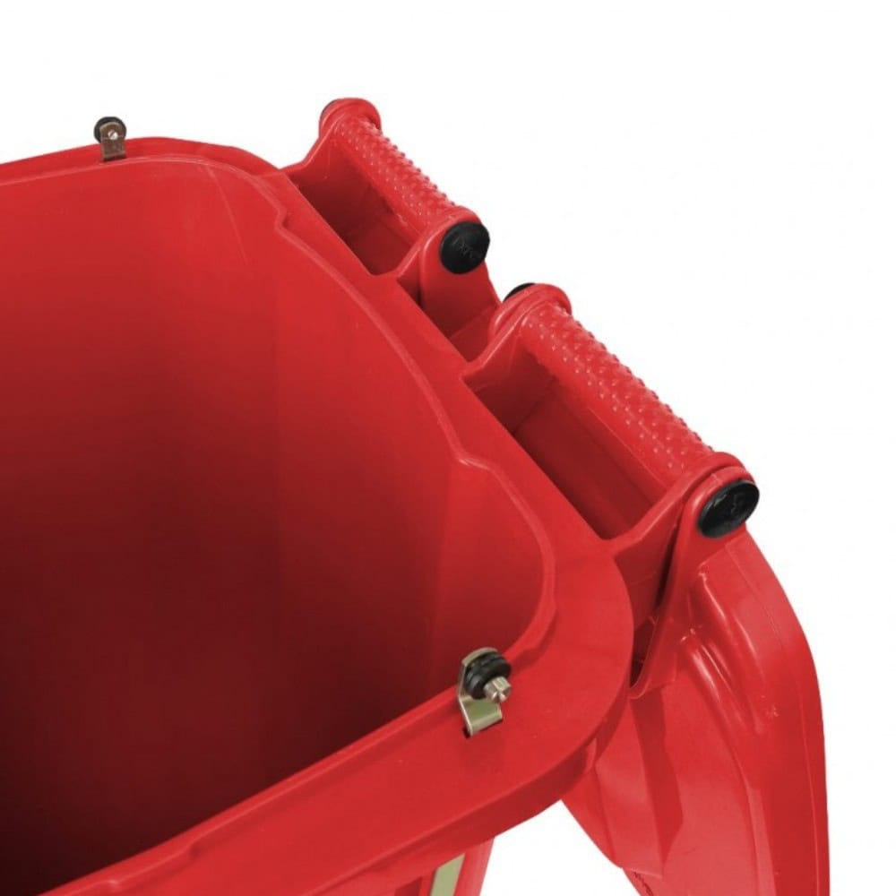 CESTO 240L ROJO C/PEDAL C/IMP