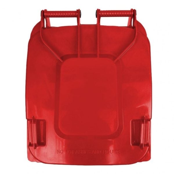 CESTO 240L ROJO C/PEDAL C/IMP