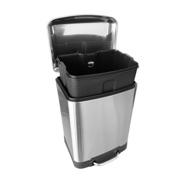 CESTO RECTANGULAR 6L METALICO C/ PEDAL