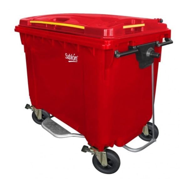 CONTENEDOR 660 LITROS SIN Y CON PEDAL