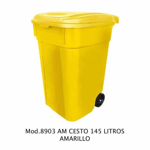 Contenedor de 145 litros (Cuerpo Negro) (SKU 8897AZ)