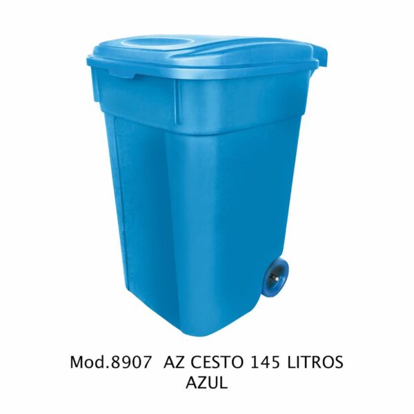 Contenedor de 145 litros (Cuerpo Negro) (SKU 8897AZ)