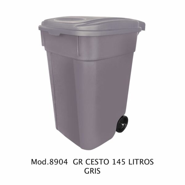 Contenedor de 145 litros (Cuerpo Negro) (SKU 8897AZ)