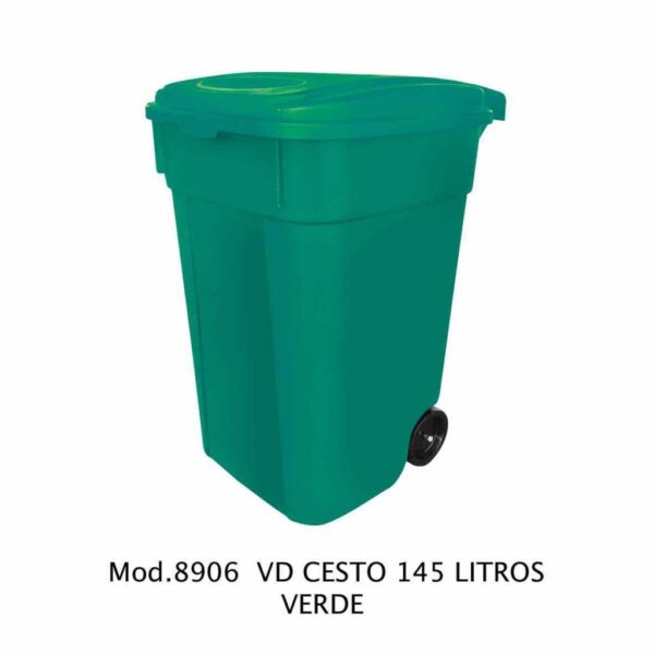 Contenedor de 145 litros (Cuerpo Negro) (SKU 8897AZ)