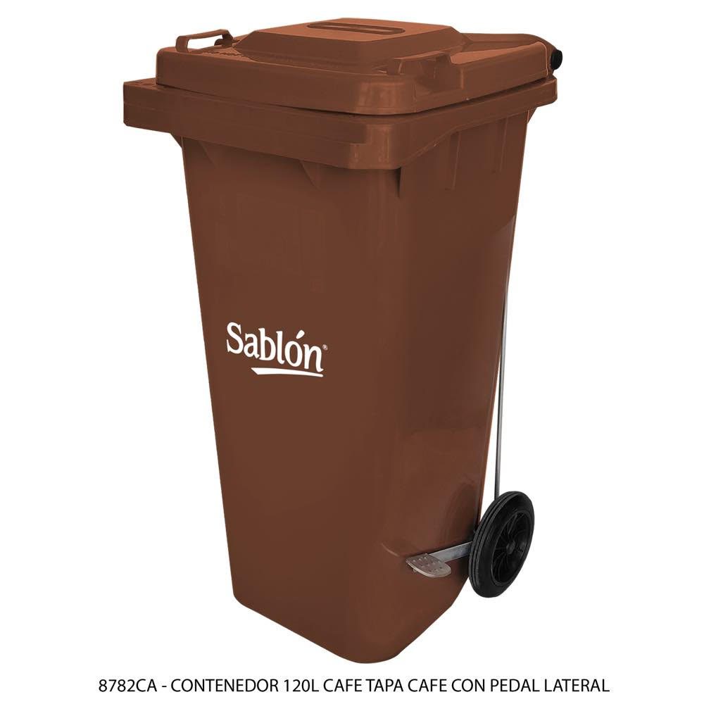Contenedor de 120 lts con pedal (SKU 8326VD)