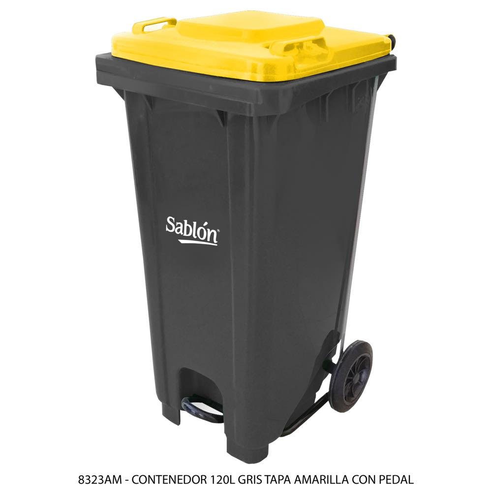 Contenedor de 120 lts con pedal (SKU 8326VD)