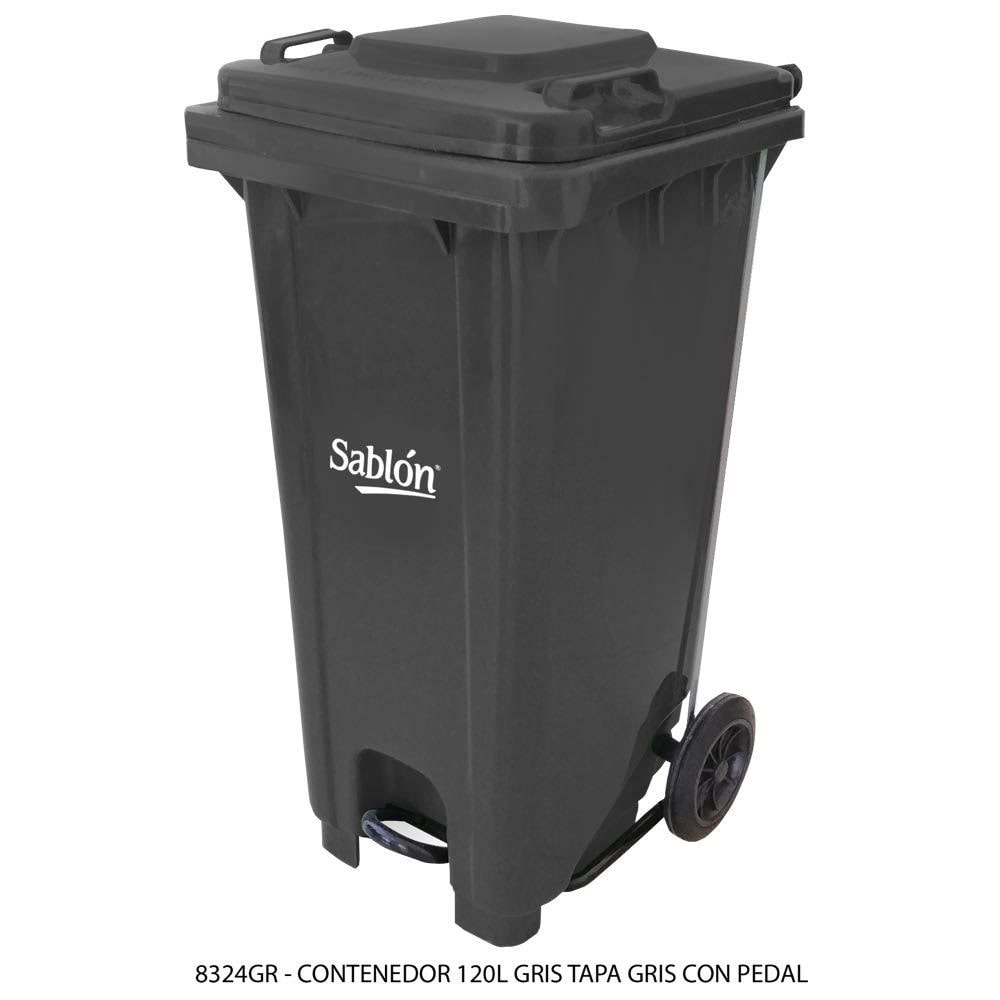 Contenedor de 120 lts con pedal (SKU 8326VD)