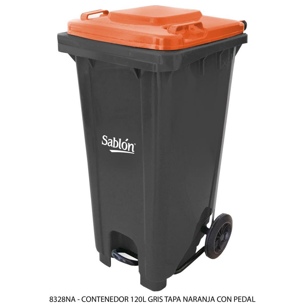 Contenedor de 120 lts con pedal (SKU 8326VD)