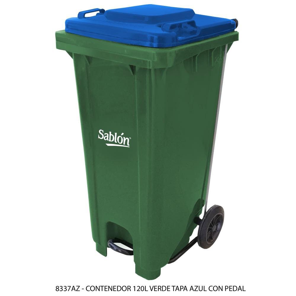 Contenedor de 120 lts con pedal (SKU 8326VD)