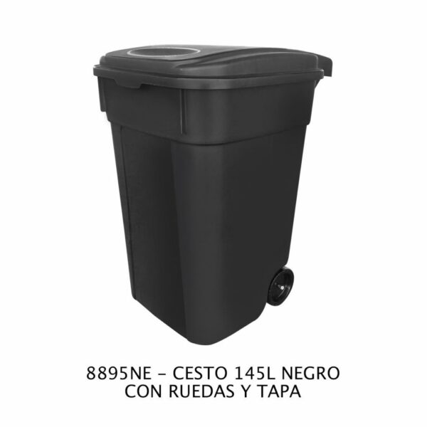 Contenedor de 145 litros (Cuerpo Negro) (SKU 8897AZ)