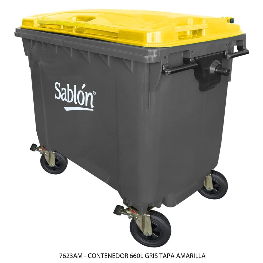 Contenedor para basura con tapa outlet