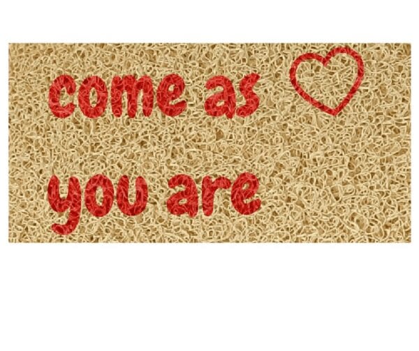 Tapete Decorativo "COME AS YOU ARE"