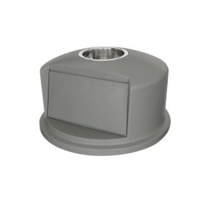 TAPA CENICERO CONTENEDOR CIRCULAR 120 LITROS GRIS